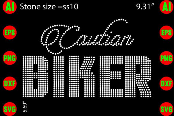 Biker Rhinestone Templates
