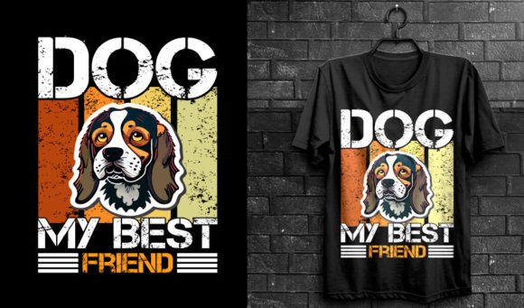 Dog My Best Friend T-shirt Design