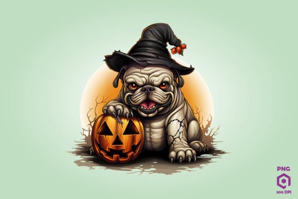 Halloween Bulldog Dog 4