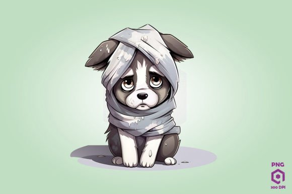 Halloween Siberian Husky Mummy Dog